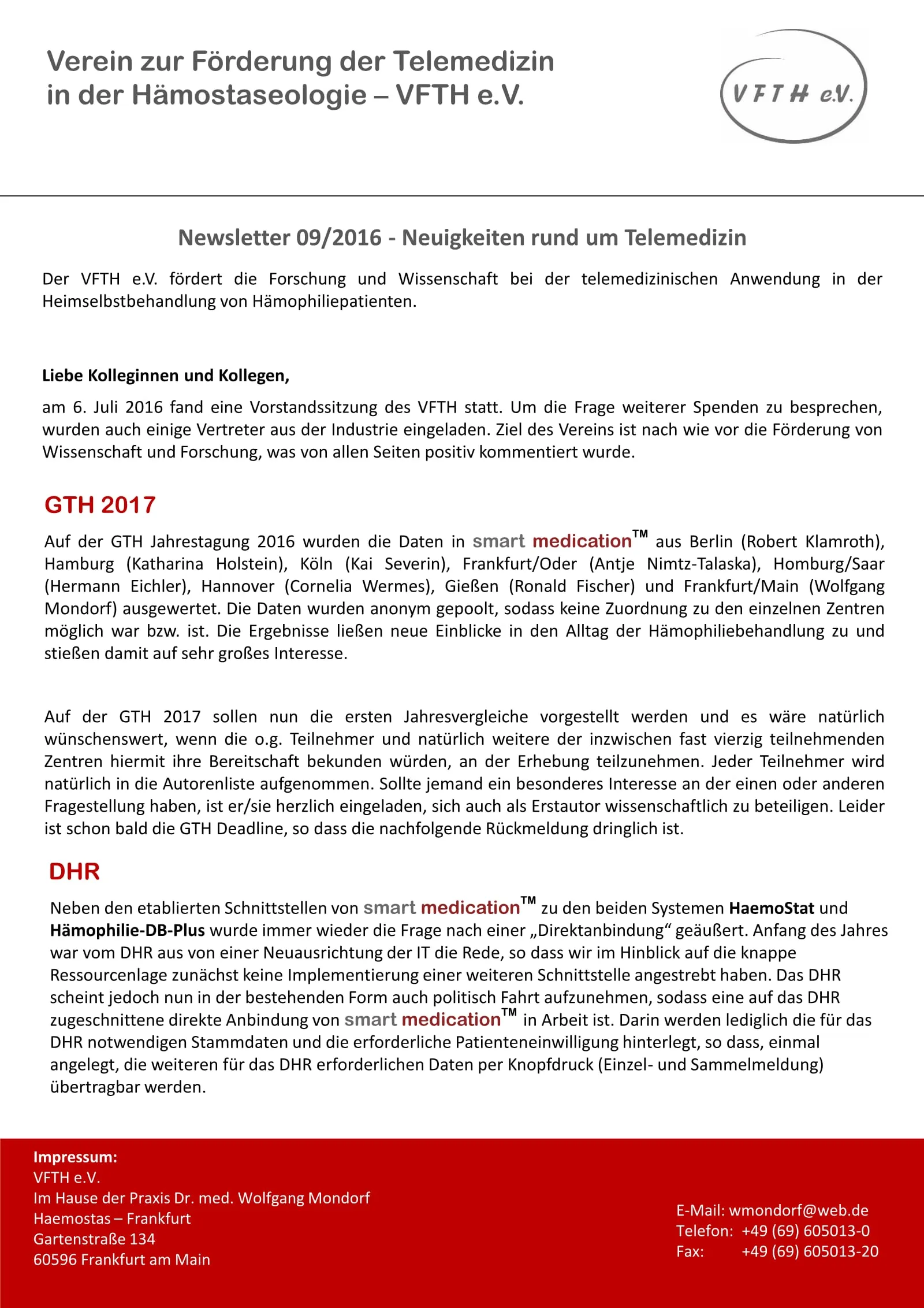 Newsletter 09/2016, page 1